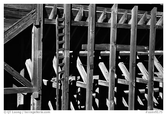 Old mining machinery,  Pioche. Nevada, USA