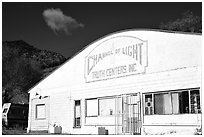 Truth centers, Pioche. Nevada, USA ( black and white)