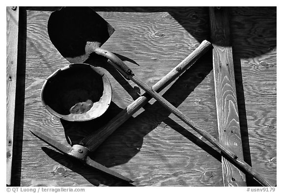 Old mining equipment. Nevada, USA