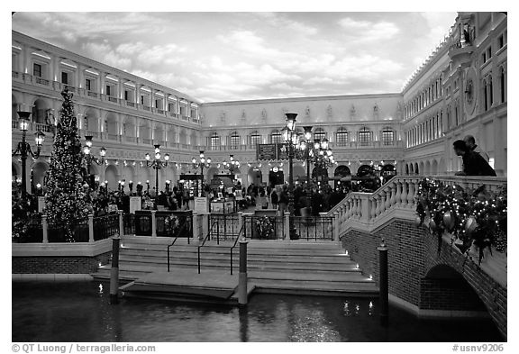 Interior of the Venetian casino. Las Vegas, Nevada, USA