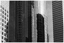 Skyscraper details. Houston, Texas, USA ( black and white)