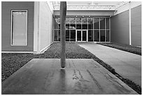 Menil Collection, Museum District. Houston, Texas, USA ( black and white)