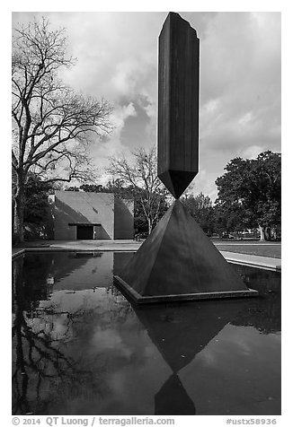 Rothko Chapel. Houston, Texas, USA (black and white)