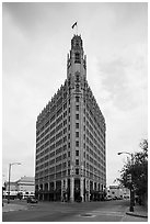 Emily Morgan hotel. San Antonio, Texas, USA ( black and white)