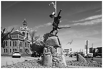 Llano. Texas, USA ( black and white)