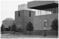 Forth Worth Museum of Science. Fort Worth, Texas, USA ( black and white)