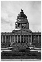Utah Capitol. Utah, USA ( black and white)