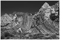 Candyland Hill. Grand Staircase Escalante National Monument, Utah, USA ( black and white)