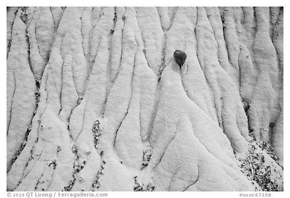 Close up of stone and silt rock. Grand Staircase Escalante National Monument, Utah, USA (black and white)