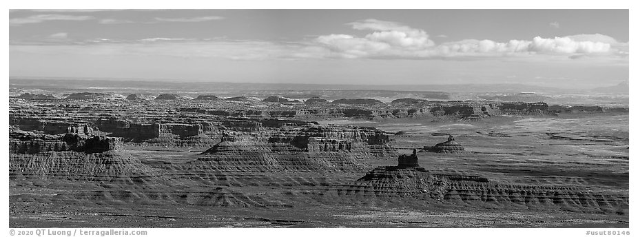 Valley of the Gods from above. Bears Ears National Monument, Utah, USA