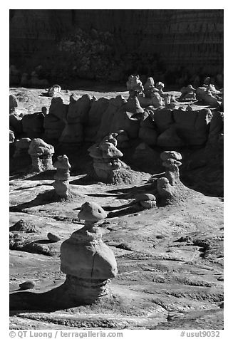 Goblins, early morning, Goblin Valley State Park. Utah, USA