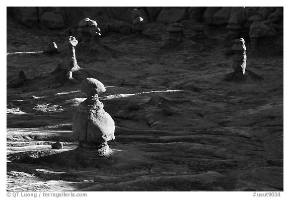 Goblins, early morning, Goblin Valley State Park. Utah, USA