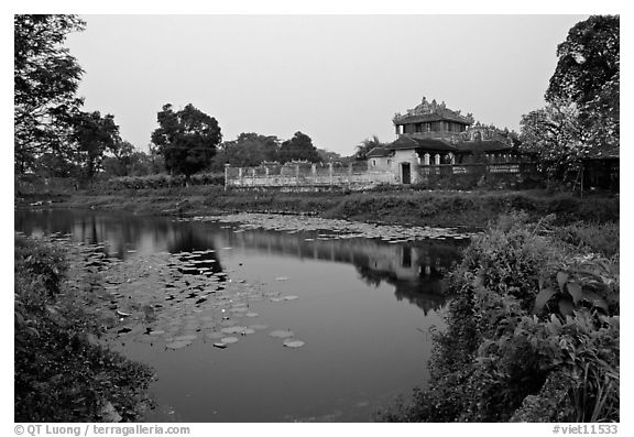 Imperial library and pond, citadel. Hue, Vietnam