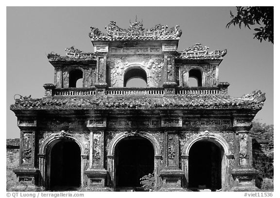 Gate, Hue citadel. Hue, Vietnam