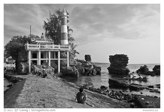 Cau Castle (a combination temple and lighthouse), Duong Dong. Phu Quoc Island, Vietnam