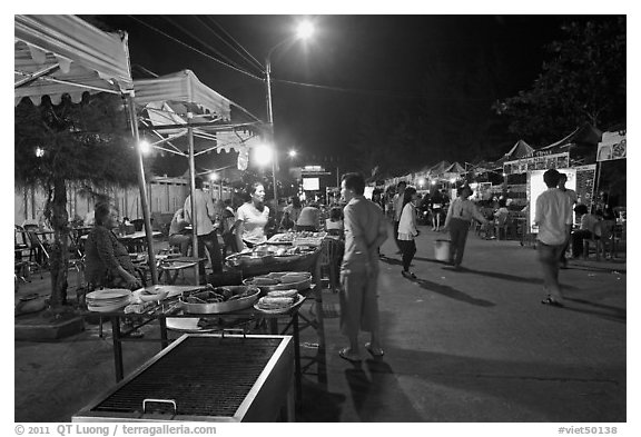 Restaurant, Dinh Cau Night Market. Phu Quoc Island, Vietnam