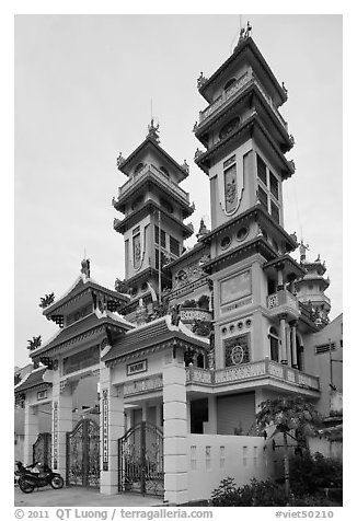 Cao Dai temple, Duong Dong. Phu Quoc Island, Vietnam