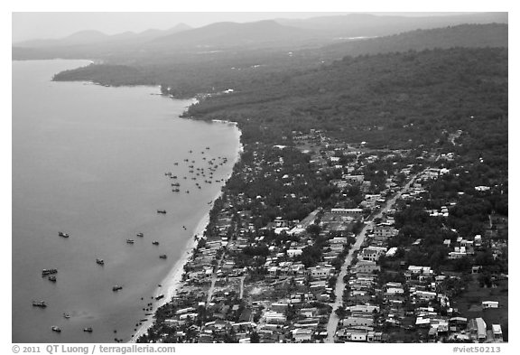 Aerial view, Duong Dong. Phu Quoc Island, Vietnam