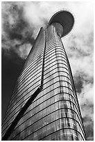 Bitexco Financial Tower. Ho Chi Minh City, Vietnam (black and white)