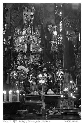 Taoist Jade Emperor (King of Heaven), Phuoc Hai Tu pagoda, district 3. Ho Chi Minh City, Vietnam