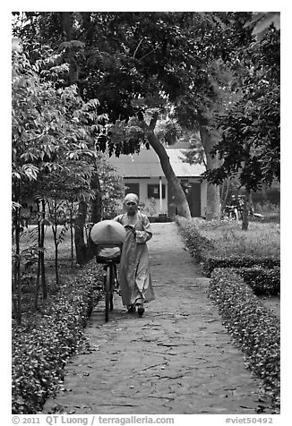 Nun, Giac Lam Pagoda, Tan Binh District. Ho Chi Minh City, Vietnam