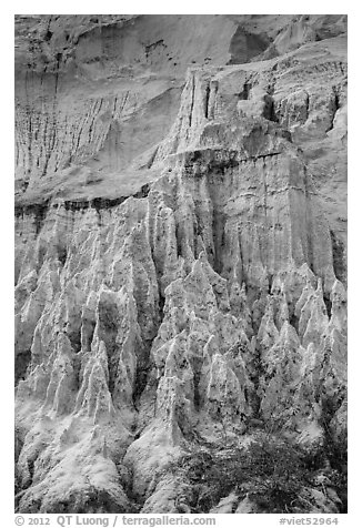 Sandrock formations vivid colors, Fairy Stream. Mui Ne, Vietnam