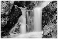 Cascades, Fairy Stream. Mui Ne, Vietnam (black and white)