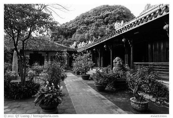 Temple on Thuy Son, Marble Mountains. Da Nang, Vietnam