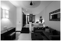 Life Heritage Resort guestroom. Hoi An, Vietnam (black and white)