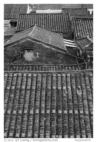 Rooftop detail. Hoi An, Vietnam