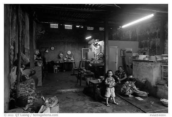 Family kitchen area, Quan Thang house. Hoi An, Vietnam