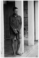 Villager, Cam Kim. Hoi An, Vietnam ( black and white)