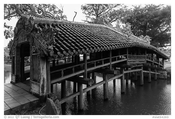 Thanh Toan covered bridge. Hue, Vietnam