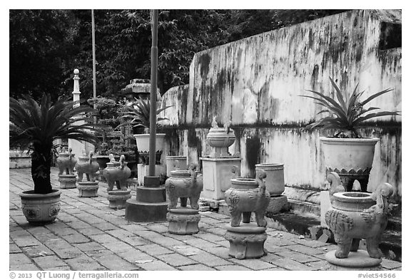 Urns, Le Van Duyet temple, Binh Thanh district. Ho Chi Minh City, Vietnam