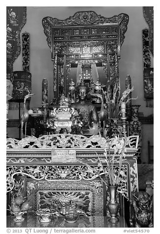 Le Van Duyet altar, Binh Thanh district. Ho Chi Minh City, Vietnam