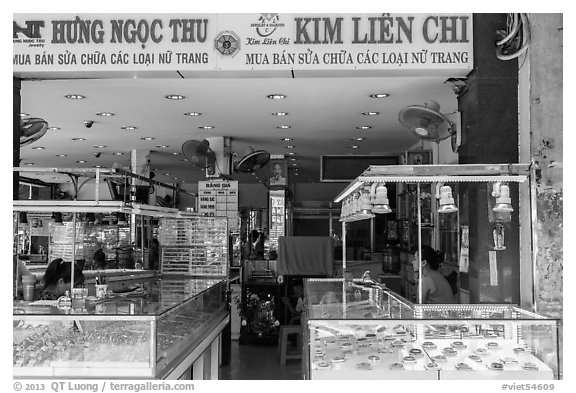 Jewelery and gold store, district 5. Ho Chi Minh City, Vietnam
