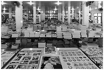 Bookstore, district 5. Ho Chi Minh City, Vietnam (black and white)