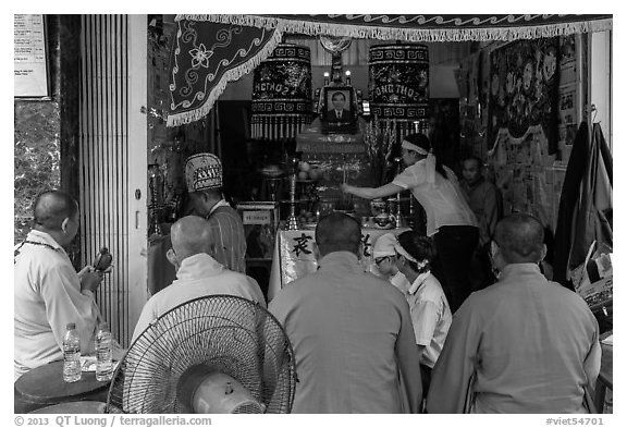 Buddhist funeral. Ho Chi Minh City, Vietnam