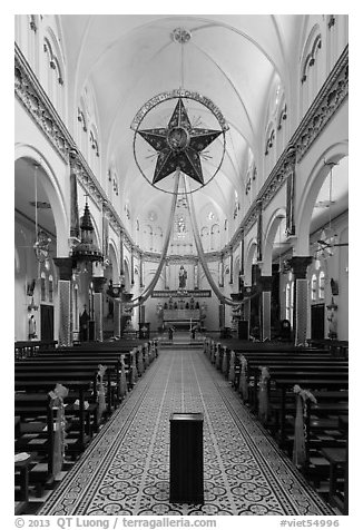 Church interior. Tra Vinh, Vietnam