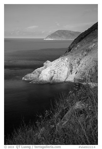 Tau Be Cape. Con Dao Islands, Vietnam (black and white)