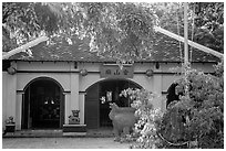 Phi Yen shrine. Con Dao Islands, Vietnam ( black and white)