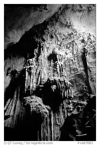 Cave formations, Tam Thanh Cave. Lang Son, Northest Vietnam