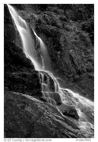 Silver Falls (Thac Bac) near Sapa. Sapa, Vietnam