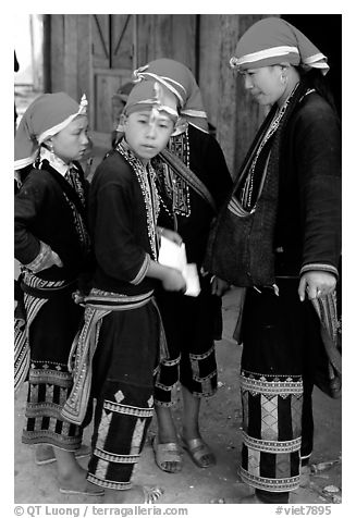 Red Dzao boys. Sapa, Vietnam