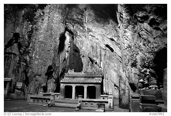 Troglodyte temple, Marble Mountains. Da Nang, Vietnam