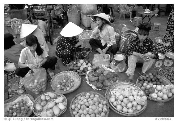 A variety of tropical fruit for sale. Ho Chi Minh City, Vietnam