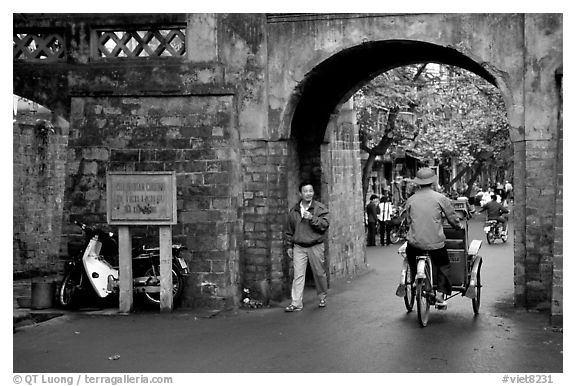 Gates of the old city. Hanoi, Vietnam