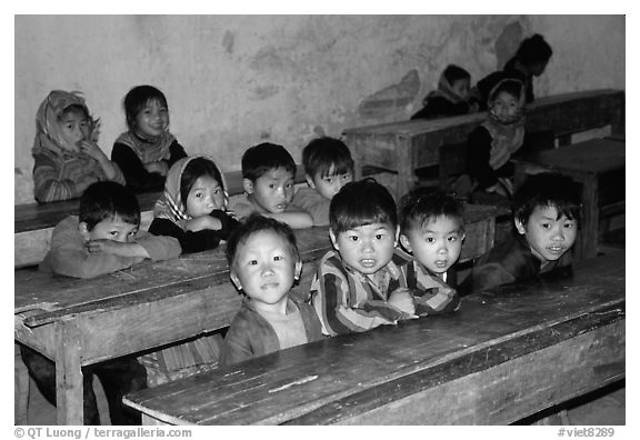 In the classroom. Bac Ha, Vietnam
