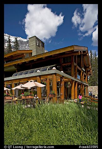 Moraine Lake lodge. Banff National Park, Canadian Rockies, Alberta, Canada