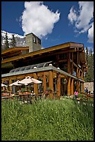 Moraine Lake lodge. Banff National Park, Canadian Rockies, Alberta, Canada ( color)